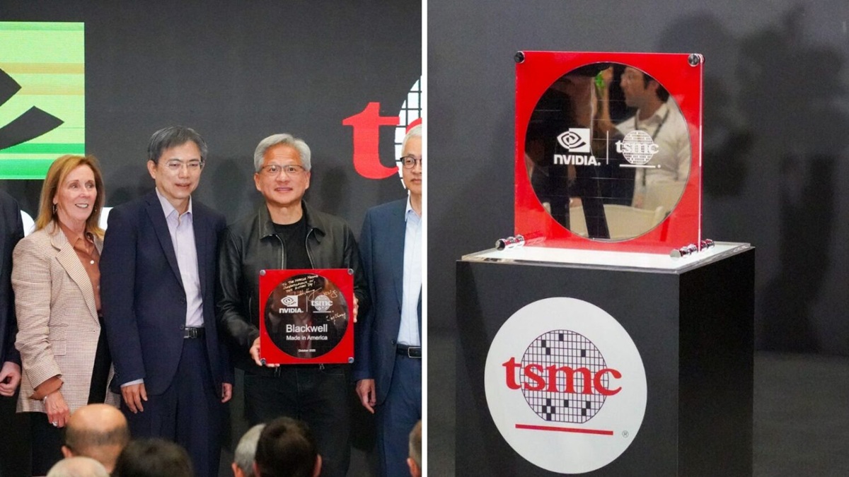 Nvidia and TSMC have unveiled the first U.S. made wafer for the Blackwell architecture..jpg